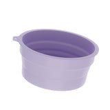 Maxbell Foldable Face Basin Convenient Washing Basin Wash Bowl for RV Outdoor Hiking Purple