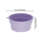 Maxbell Foldable Face Basin Convenient Washing Basin Wash Bowl for RV Outdoor Hiking Purple