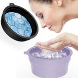 Maxbell Foldable Face Basin Convenient Washing Basin Wash Bowl for RV Outdoor Hiking Purple
