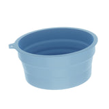 Maxbell Foldable Face Basin Convenient Washing Basin Wash Bowl for RV Outdoor Hiking Blue