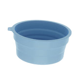Maxbell Foldable Face Basin Convenient Washing Basin Wash Bowl for RV Outdoor Hiking Blue