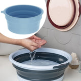 Maxbell Foldable Face Basin Convenient Washing Basin Wash Bowl for RV Outdoor Hiking Blue