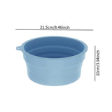 Maxbell Foldable Face Basin Convenient Washing Basin Wash Bowl for RV Outdoor Hiking Blue