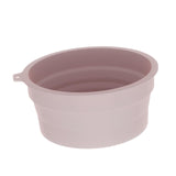 Maxbell Foldable Face Basin Convenient Washing Basin Wash Bowl for RV Outdoor Hiking Pink
