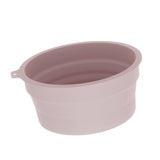 Maxbell Foldable Face Basin Convenient Washing Basin Wash Bowl for RV Outdoor Hiking Pink