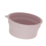 Maxbell Foldable Face Basin Convenient Washing Basin Wash Bowl for RV Outdoor Hiking Pink