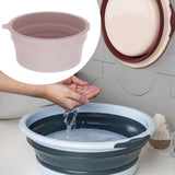 Maxbell Foldable Face Basin Convenient Washing Basin Wash Bowl for RV Outdoor Hiking Pink