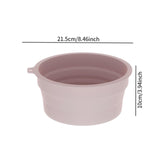 Maxbell Foldable Face Basin Convenient Washing Basin Wash Bowl for RV Outdoor Hiking Pink
