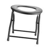 Maxbell Foldable Commode Chair Space Saving Supplies Stool for Elderly Women Seniors