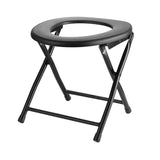 Maxbell Foldable Commode Chair Space Saving Supplies Stool for Elderly Women Seniors
