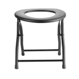 Maxbell Foldable Commode Chair Space Saving Supplies Stool for Elderly Women Seniors