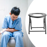 Maxbell Foldable Commode Chair Space Saving Supplies Stool for Elderly Women Seniors