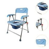 Maxbell Folding Bedside Commode Chair Sturdy Elderly Potty Chair for Adults Disabled