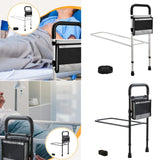 Bed Rail for Elderly Adults Lightweight Bedside Railing Side Assist Grab Bar