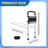 Bed Rail for Elderly Adults Lightweight Bedside Railing Side Assist Grab Bar