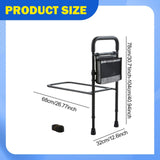 Bed Rail for Elderly Adults Lightweight Bedside Railing Side Assist Grab Bar