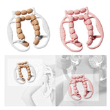 Maxbell Leg Massage Roller Circular Leg Clamp for Bodybuilding Fitness Indoor Sports Coffee