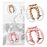 Maxbell Leg Massage Roller Circular Leg Clamp for Bodybuilding Fitness Indoor Sports Coffee