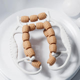 Maxbell Leg Massage Roller Circular Leg Clamp for Bodybuilding Fitness Indoor Sports Coffee