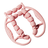 Maxbell Leg Massage Roller Circular Leg Clamp for Bodybuilding Fitness Indoor Sports Pink