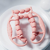 Maxbell Leg Massage Roller Circular Leg Clamp for Bodybuilding Fitness Indoor Sports Pink