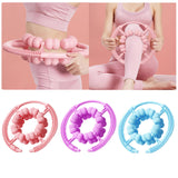 Maxbell Massage Roller Multifunctional 360 Degree Leg Massager for Fitness Arm Thigh Pink