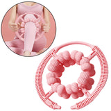 Maxbell Massage Roller Multifunctional 360 Degree Leg Massager for Fitness Arm Thigh Pink