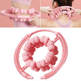 Maxbell Massage Roller Multifunctional 360 Degree Leg Massager for Fitness Arm Thigh Pink