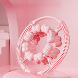 Maxbell Massage Roller Multifunctional 360 Degree Leg Massager for Fitness Arm Thigh Pink