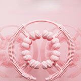 Maxbell Massage Roller Multifunctional 360 Degree Leg Massager for Fitness Arm Thigh Pink