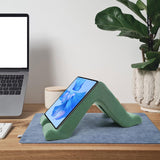 Maxbell Pillow Tablet Stand Bed Rest Cushion for Apartment Trip Birthday Gift Green
