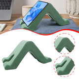 Maxbell Pillow Tablet Stand Bed Rest Cushion for Apartment Trip Birthday Gift Green