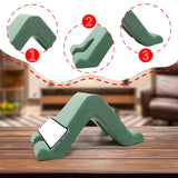 Maxbell Pillow Tablet Stand Bed Rest Cushion for Apartment Trip Birthday Gift Green