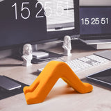 Maxbell Pillow Tablet Stand Bed Rest Cushion for Apartment Trip Birthday Gift Orange