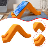 Maxbell Pillow Tablet Stand Bed Rest Cushion for Apartment Trip Birthday Gift Orange