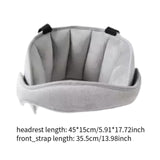 Maxbell Baby Headband Support Adjustable Flexible Baby Head Strap Gray