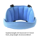 Maxbell Baby Headband Support Adjustable Flexible Baby Head Strap Blue