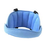 Maxbell Baby Headband Support Adjustable Flexible Baby Head Strap Blue