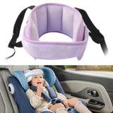 Maxbell Baby Headband Support Adjustable Flexible Baby Head Strap Purple