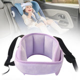 Maxbell Baby Headband Support Adjustable Flexible Baby Head Strap Purple