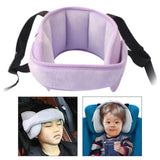 Maxbell Baby Headband Support Adjustable Flexible Baby Head Strap Purple