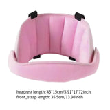 Maxbell Baby Headband Support Adjustable Flexible Baby Head Strap Pink