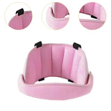 Maxbell Baby Headband Support Adjustable Flexible Baby Head Strap Pink