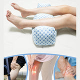 Maxbell recliner Leg Rest Cushion Support W Shape Sturdy Gifts Sofa Footrest Cushion Blue