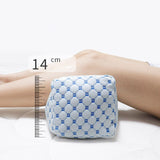 Maxbell recliner Leg Rest Cushion Support W Shape Sturdy Gifts Sofa Footrest Cushion Blue