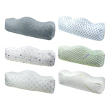 Maxbell recliner Leg Rest Cushion Support W Shape Sturdy Gifts Sofa Footrest Cushion Blue