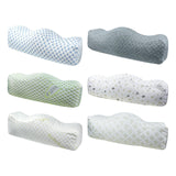 Maxbell recliner Leg Rest Cushion Support W Shape Sturdy Gifts Sofa Footrest Cushion Blue