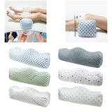 Maxbell recliner Leg Rest Cushion Support W Shape Sturdy Gifts Sofa Footrest Cushion Blue