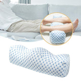 Maxbell recliner Leg Rest Cushion Support W Shape Sturdy Gifts Sofa Footrest Cushion Blue