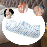 Maxbell recliner Leg Rest Cushion Support W Shape Sturdy Gifts Sofa Footrest Cushion Blue